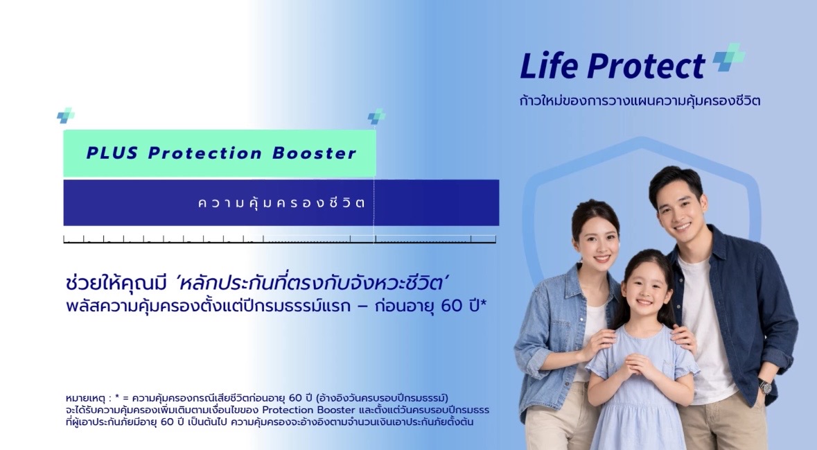 ภาพรวมแบบประกัน Life Protect+ และ Protection Booster